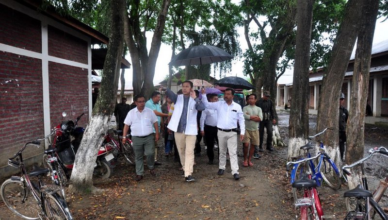 Minister Education at Inspection  of Heirok Hr Sr School on 23.7.2017 (2).JPG
